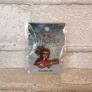 The Witcher Jaskier & Guitar Stylized Enamel Lapel Pin BoxLunch Exclusive NEW